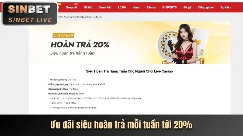 Ưu đãi hoàn trả đặc biệt cho thành viên mới